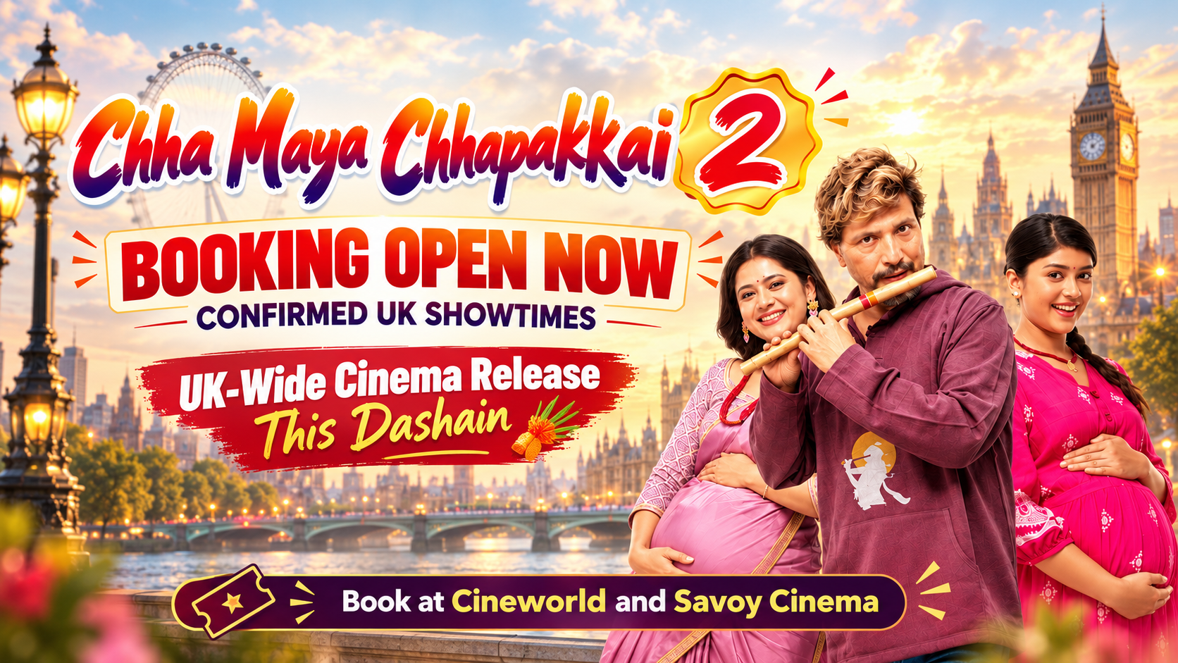 Chha Maya Chhapakkai 2’ Set for UK-Wide Cinema Release This Dashain