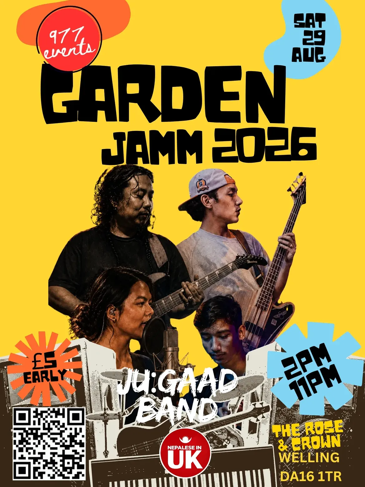 Garden Jamm 2026 / Jūgaad Band Bringing Nepali Music to the UK